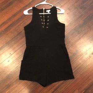 black romper, xhilaration, XS
